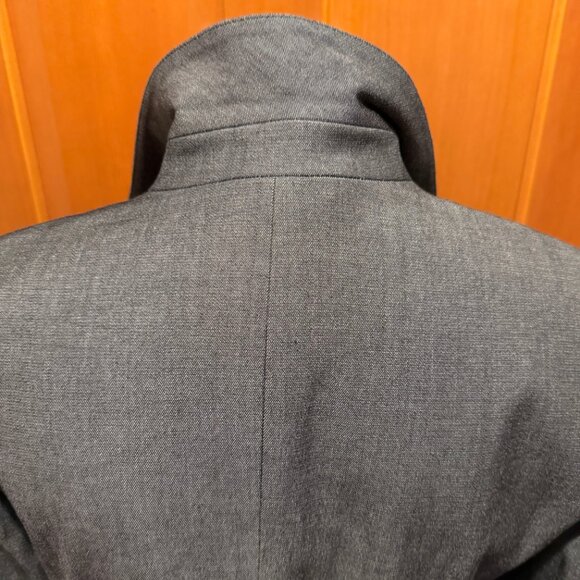 Faconnable Women's Blazer Jacket Patch pockets Gray - Picture 11 of 12